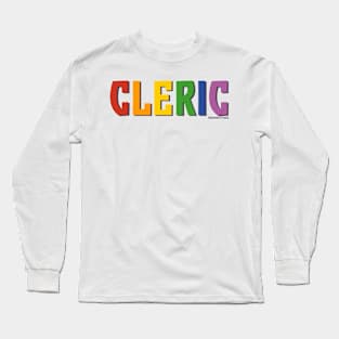 Cleric Pride Shirt (Rainbow) Long Sleeve T-Shirt